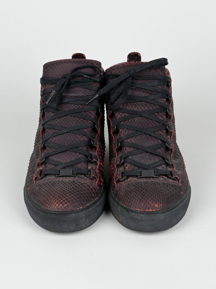 2014 Arena High Python Effect Sneakers