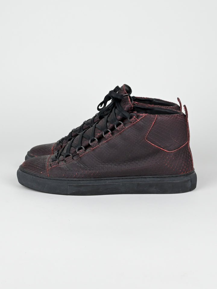 2014 Arena High Python Effect Sneakers
