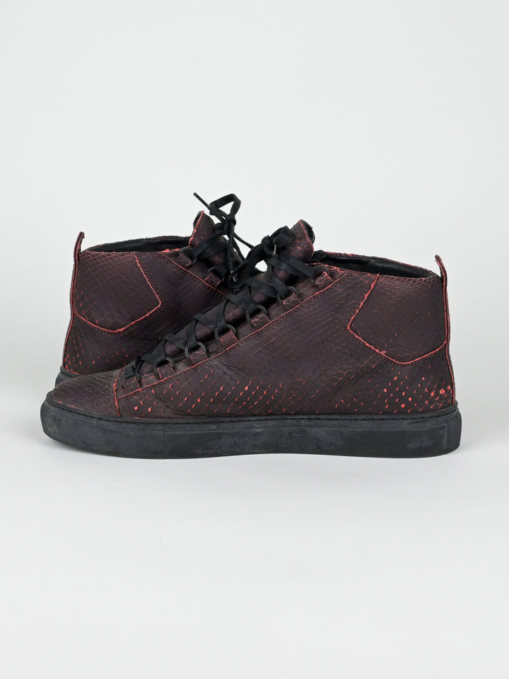 2014 Arena High Python Effect Sneakers