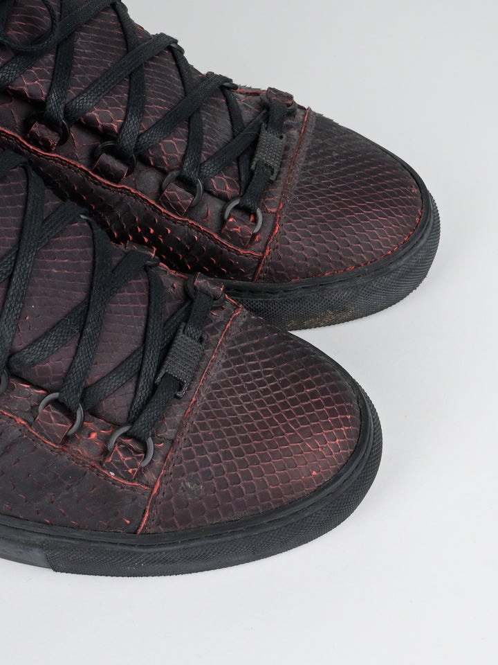 2014 Arena High Python Effect Sneakers