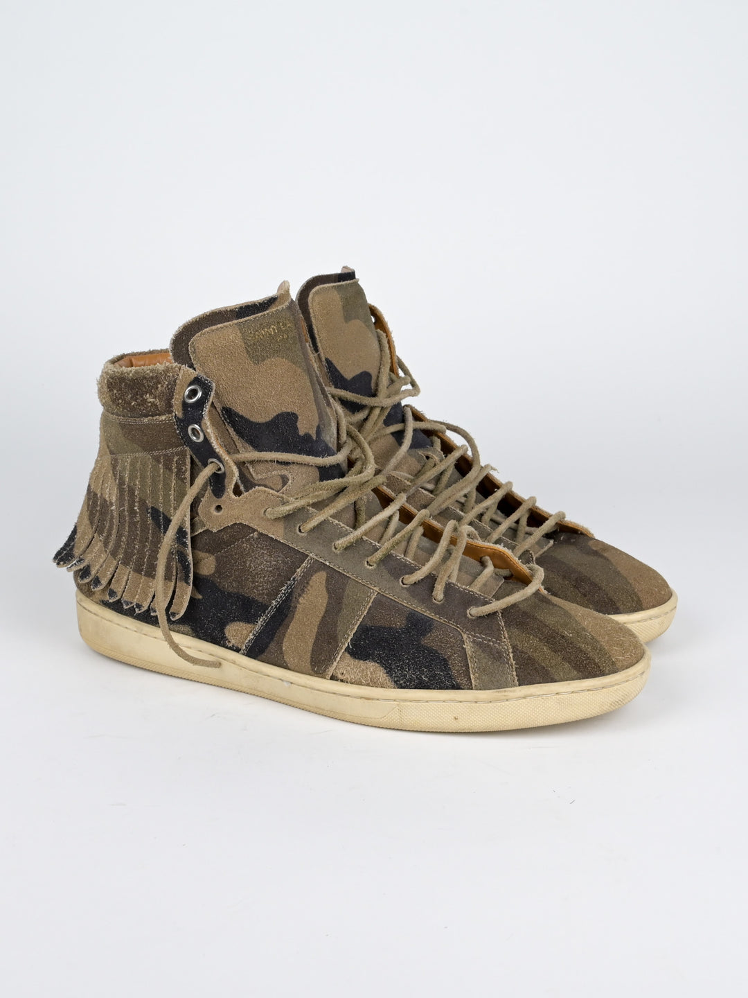 SL/18H Camo Fringe Hedi Era High Top Sneaker