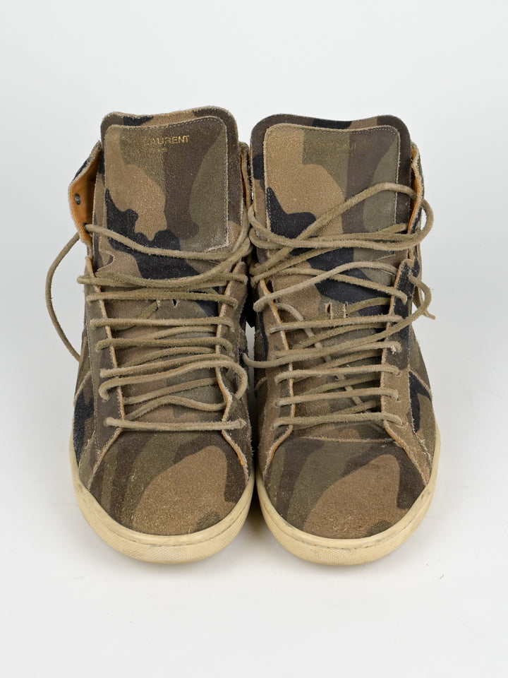 SL/18H Camo Fringe Hedi Era High Top Sneaker