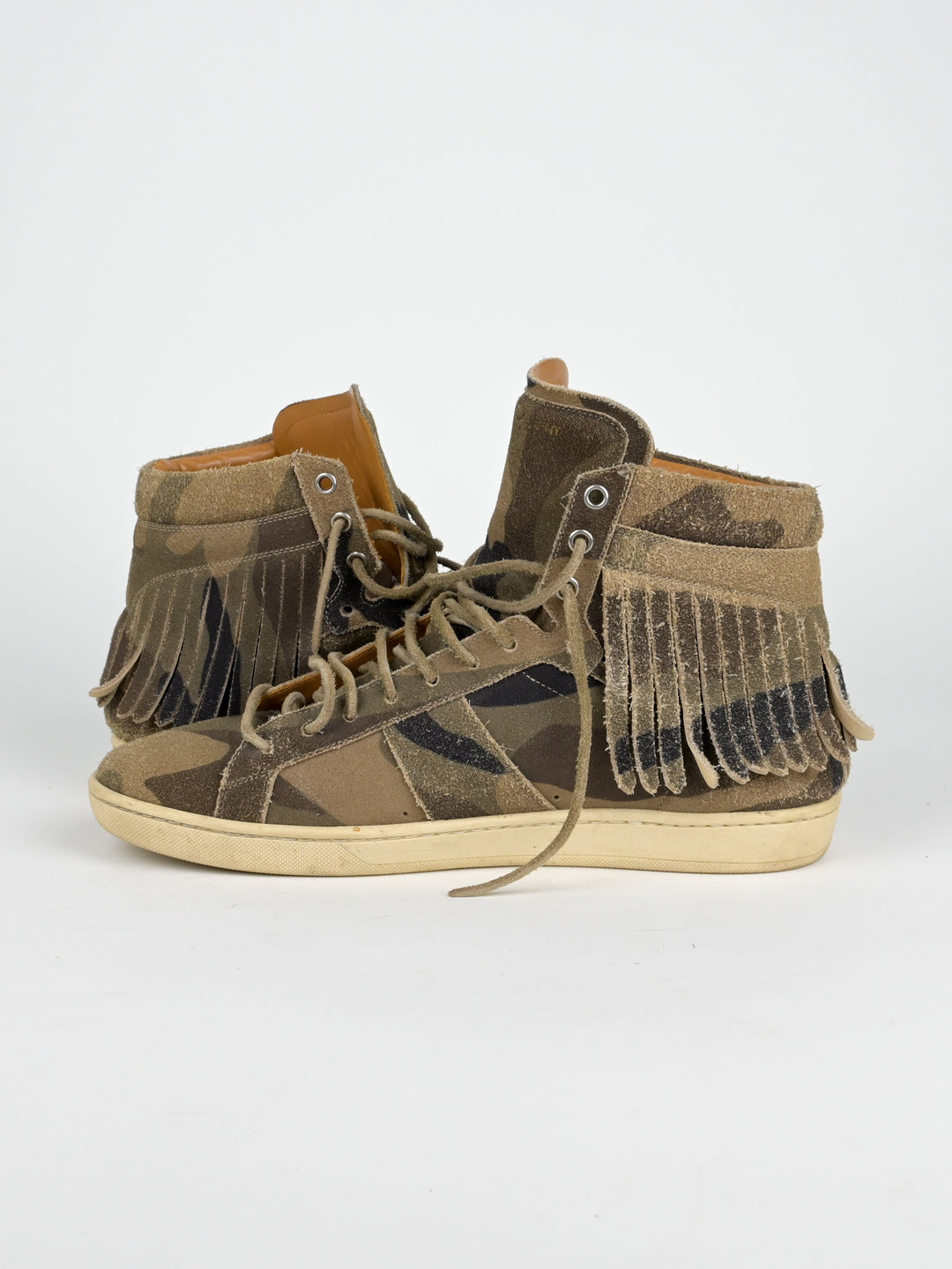 SL/18H Camo Fringe Hedi Era High Top Sneaker