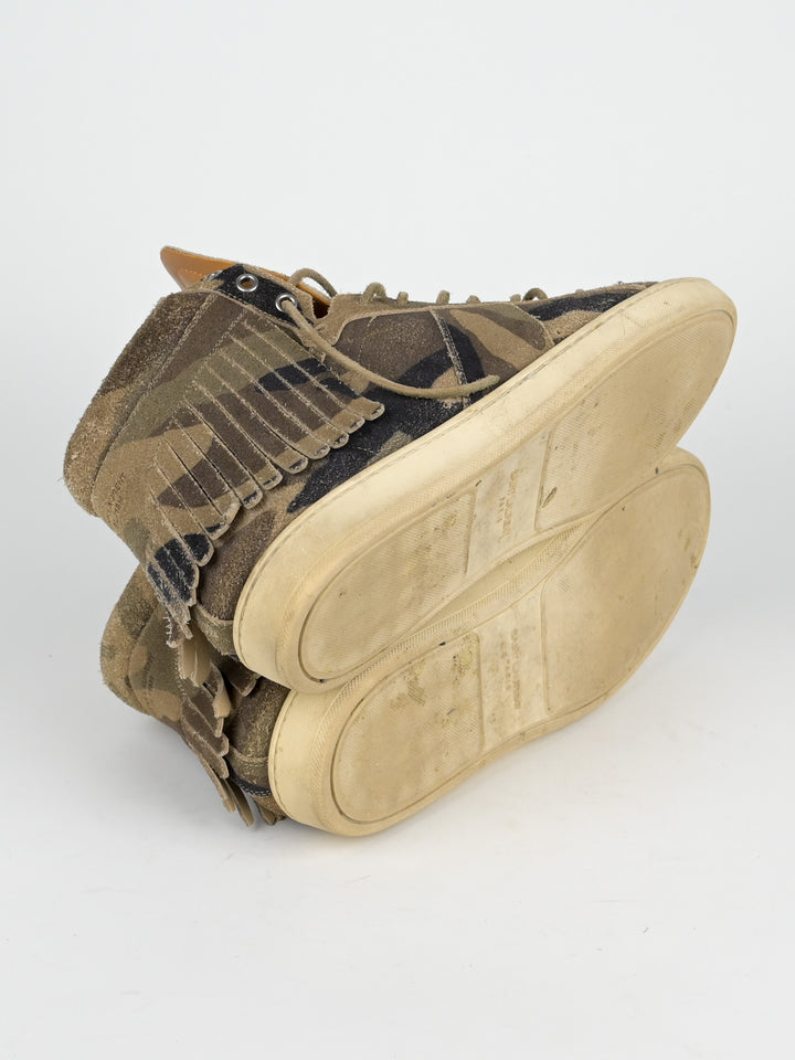 SL/18H Camo Fringe Hedi Era High Top Sneaker