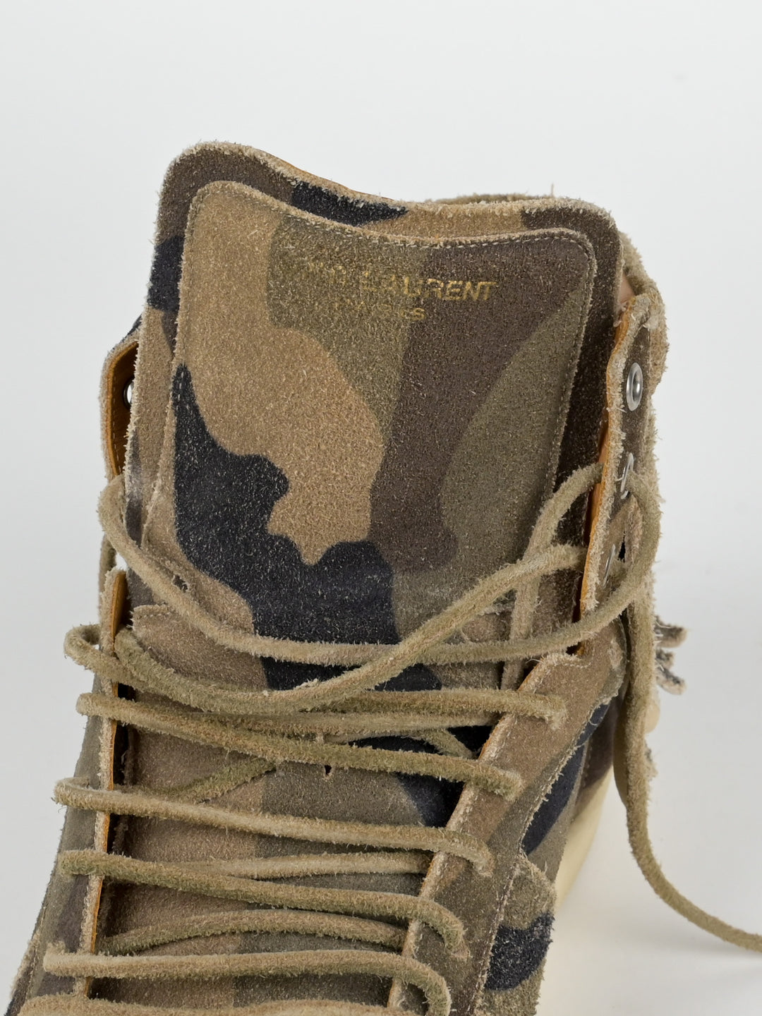 SL/18H Camo Fringe Hedi Era High Top Sneaker