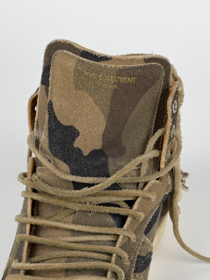 SL/18H Camo Fringe Hedi Era High Top Sneaker