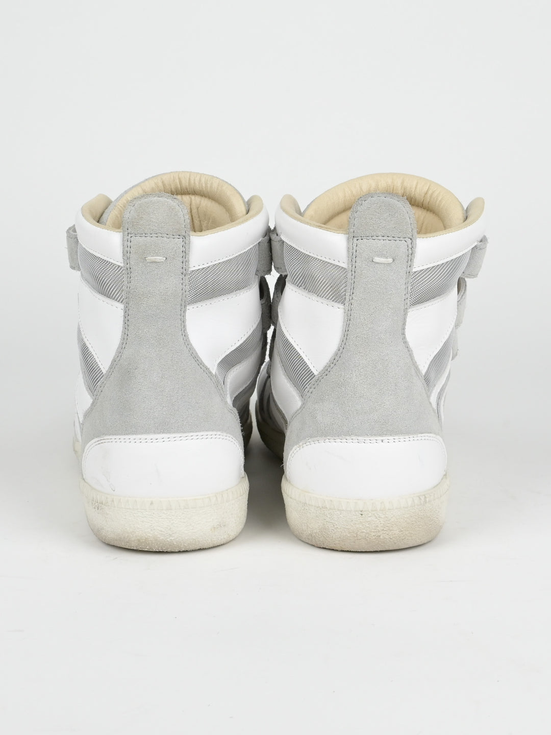 High Top Cut Out Mesh Strap Sneakers