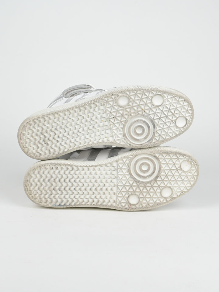 High Top Cut Out Mesh Strap Sneakers