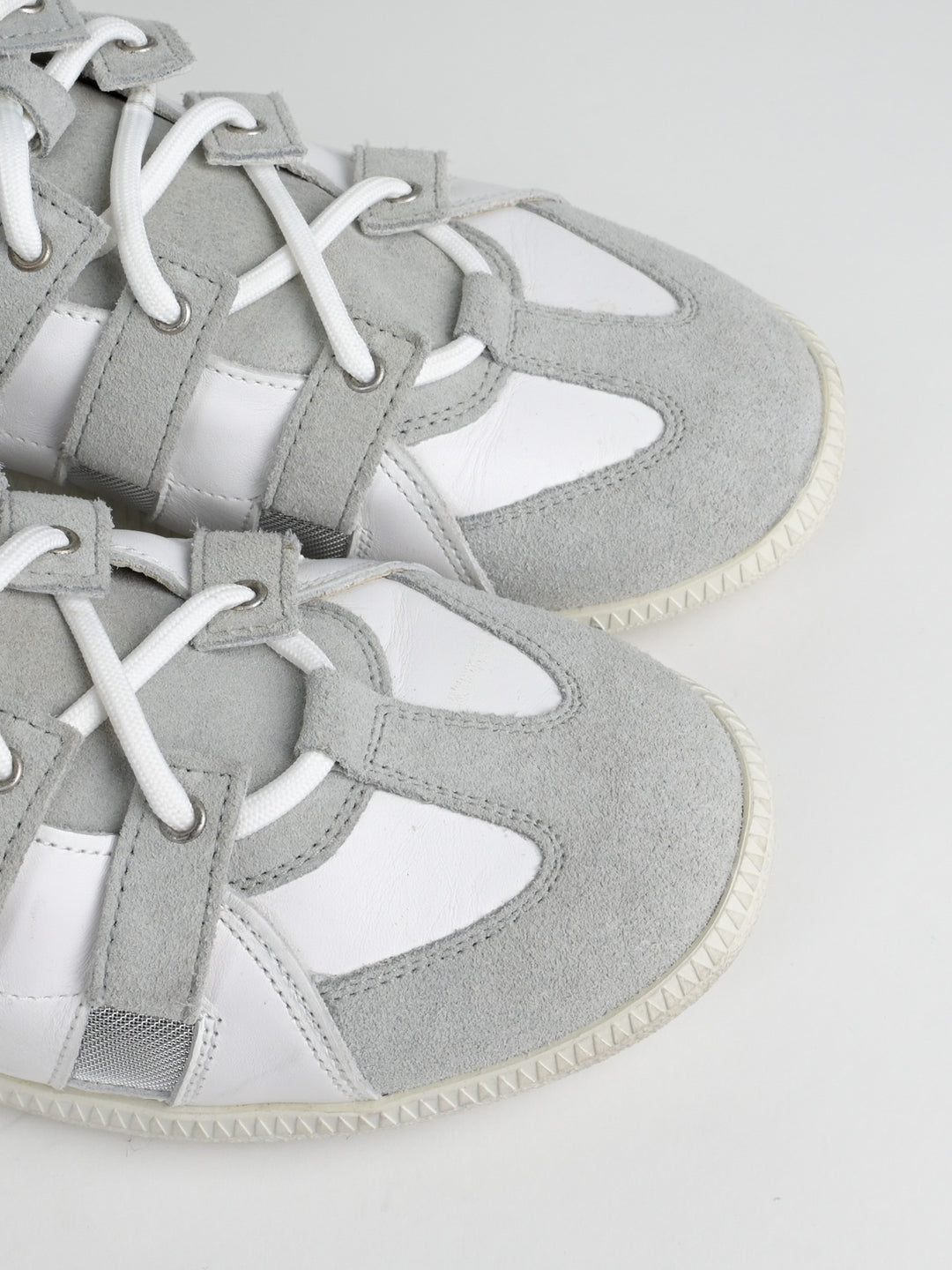 High Top Cut Out Mesh Strap Sneakers