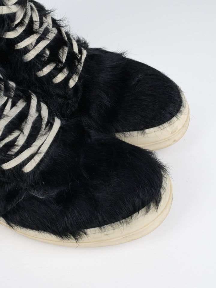 Black Pony Hair Cargobaskets