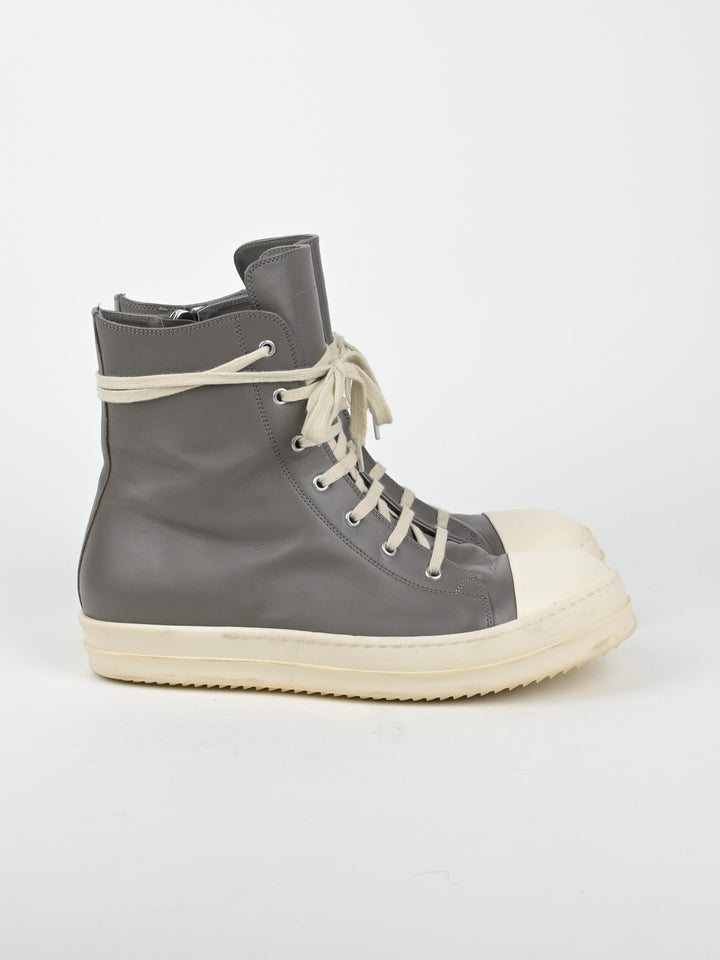 Grey High Top Leather Ramones