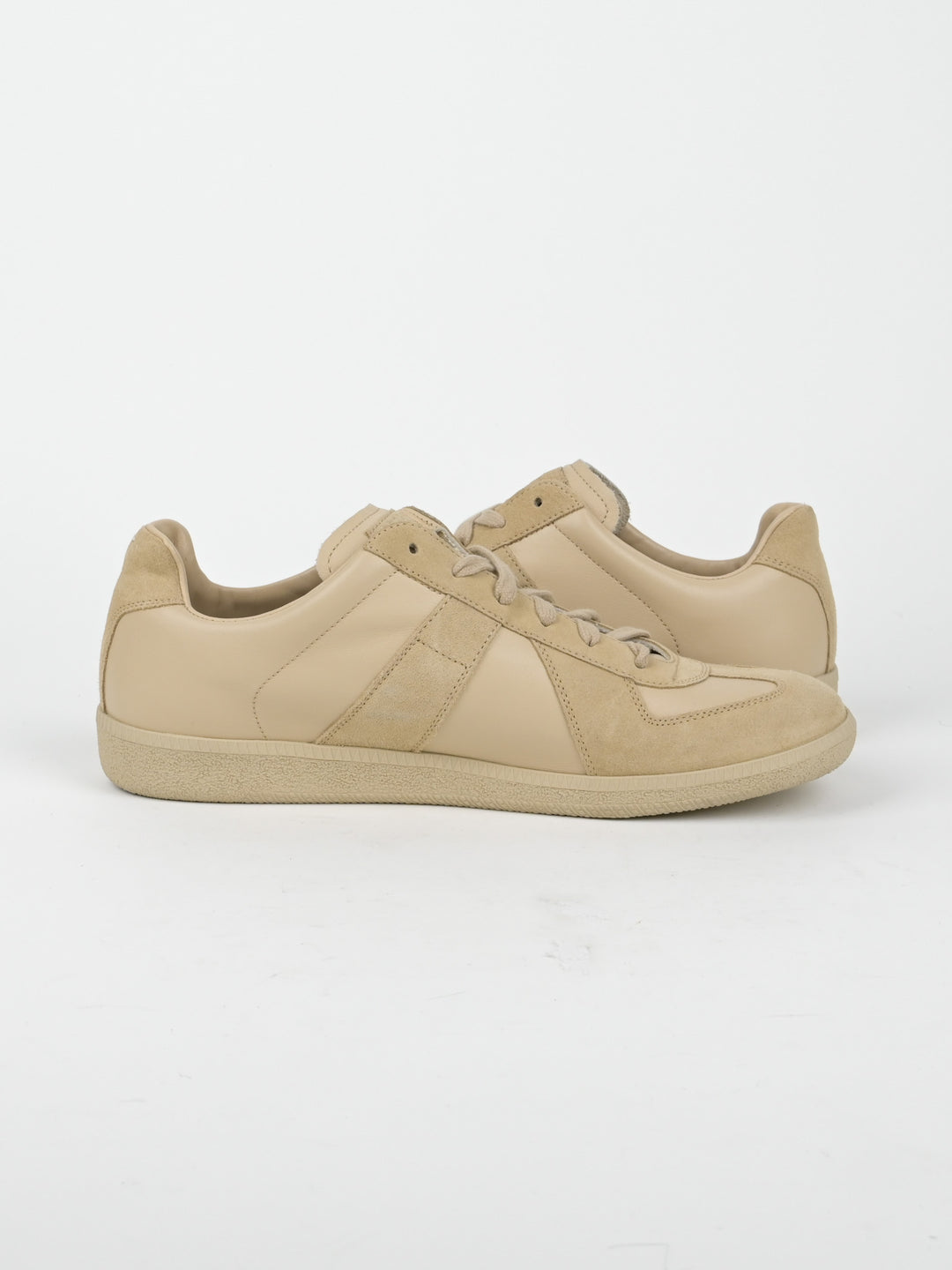 Tan Replica Leather GAT Sneakers