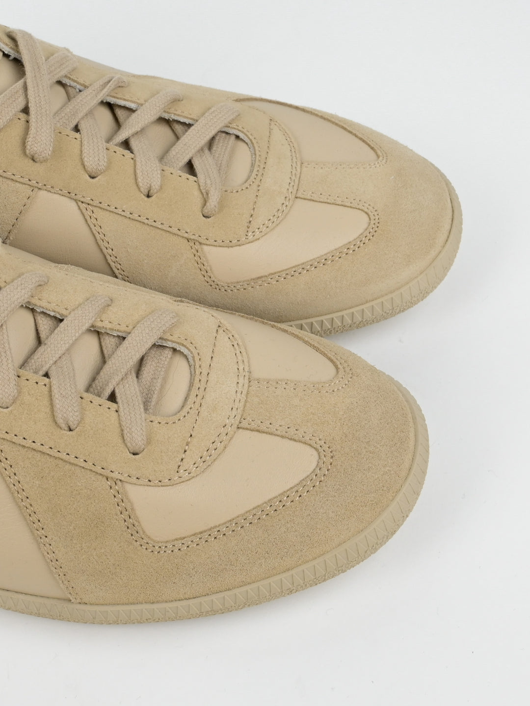 Tan Replica Leather GAT Sneakers