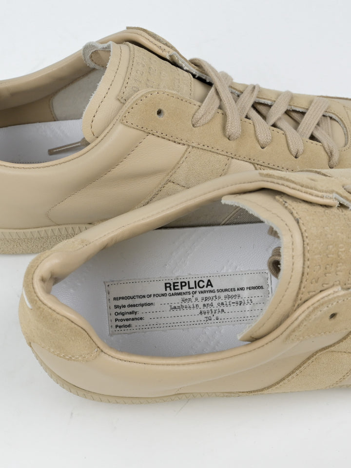 Tan Replica Leather GAT Sneakers