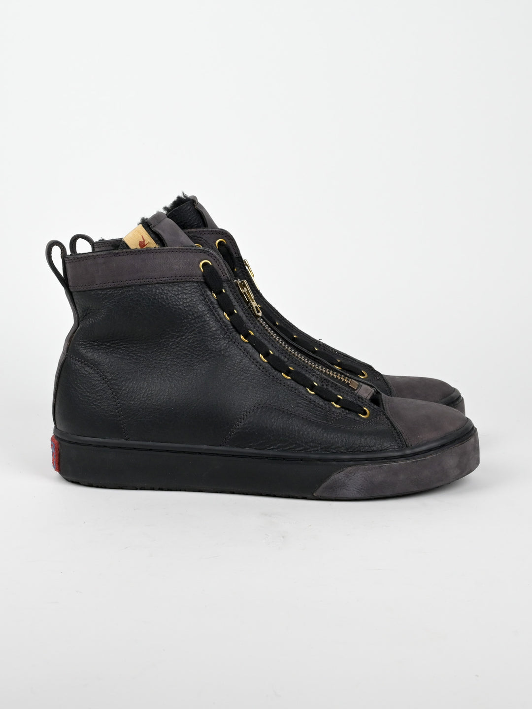 Shearling Middle Zip Skagway Hi-Folk Sneakers