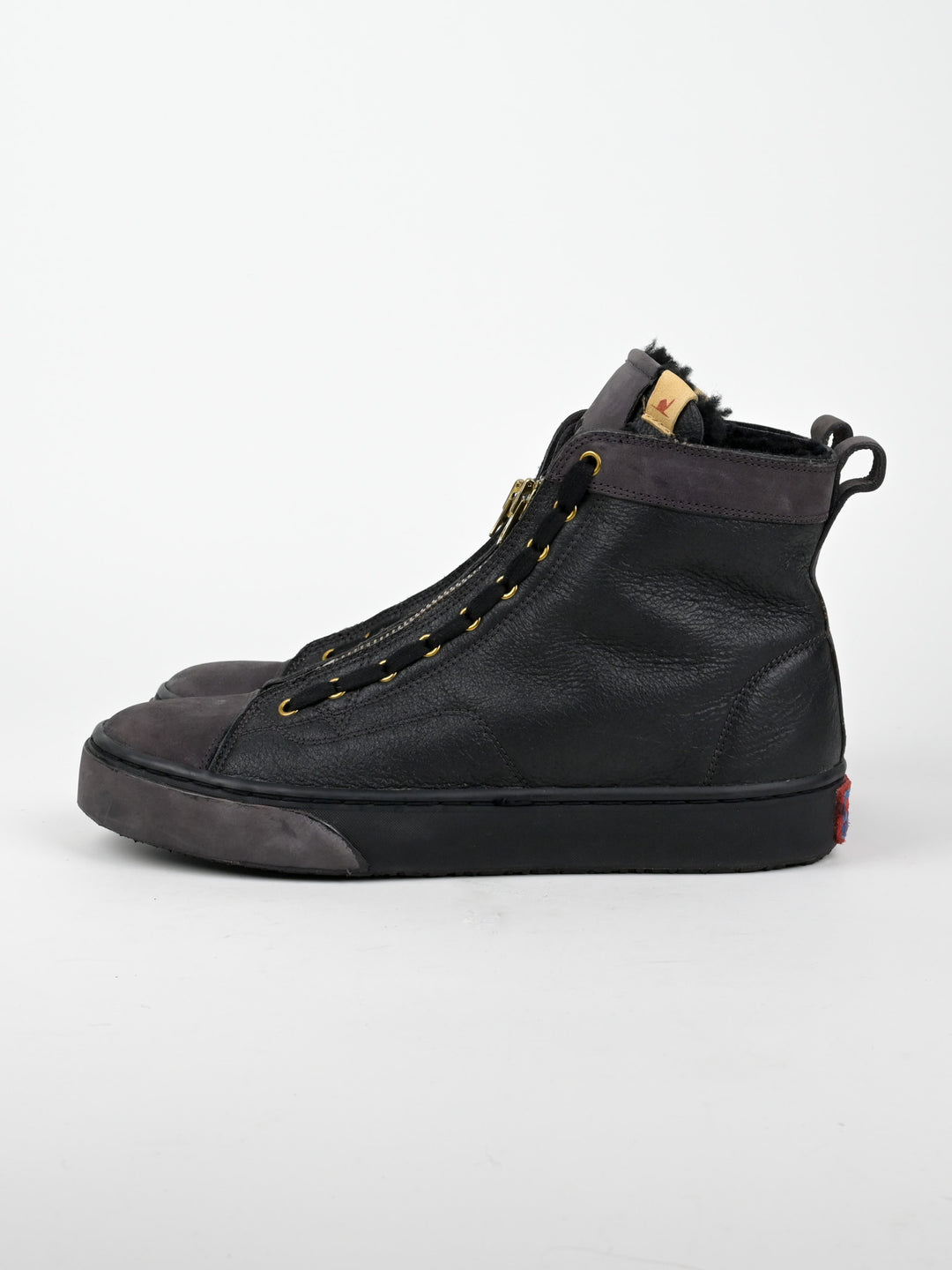 Shearling Middle Zip Skagway Hi-Folk Sneakers
