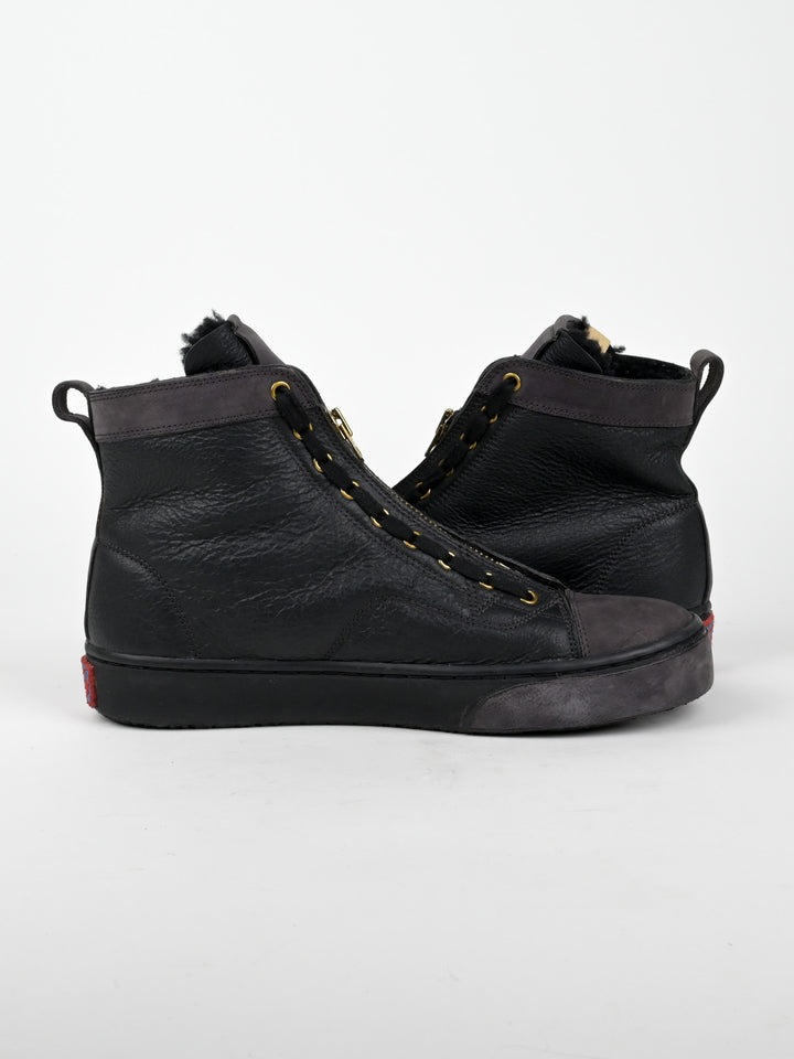 Shearling Middle Zip Skagway Hi-Folk Sneakers