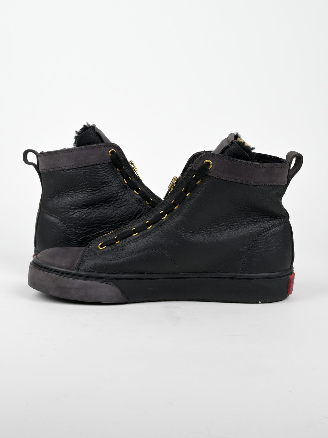 Shearling Middle Zip Skagway Hi-Folk Sneakers