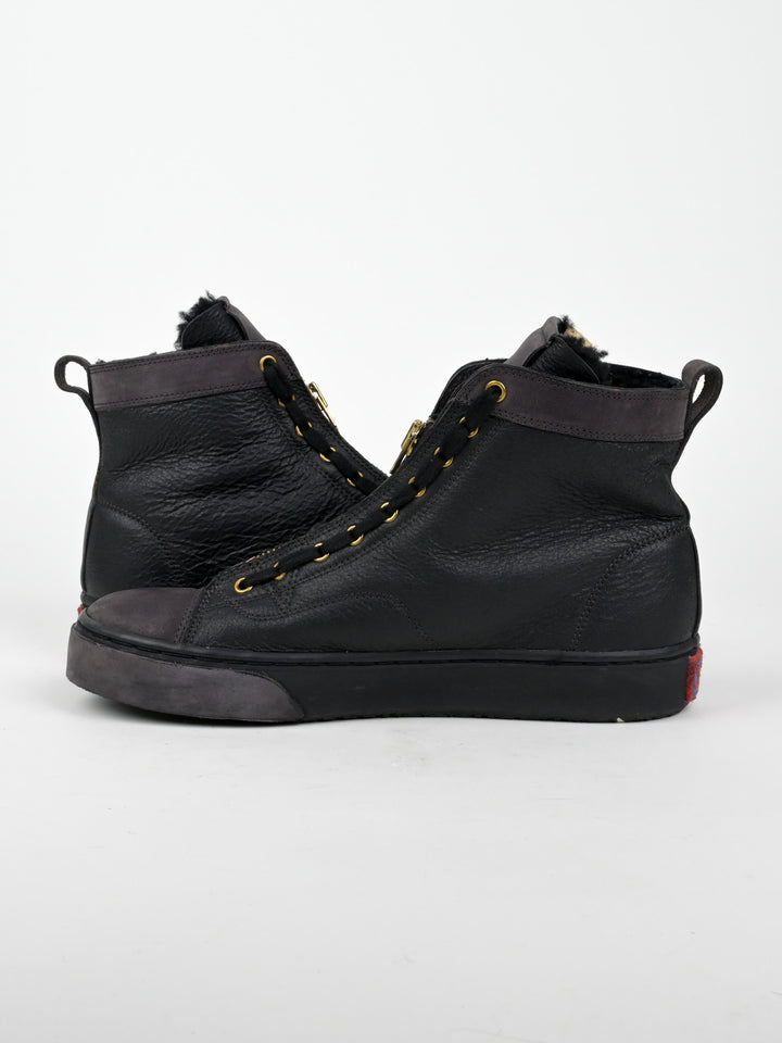 Shearling Middle Zip Skagway Hi-Folk Sneakers
