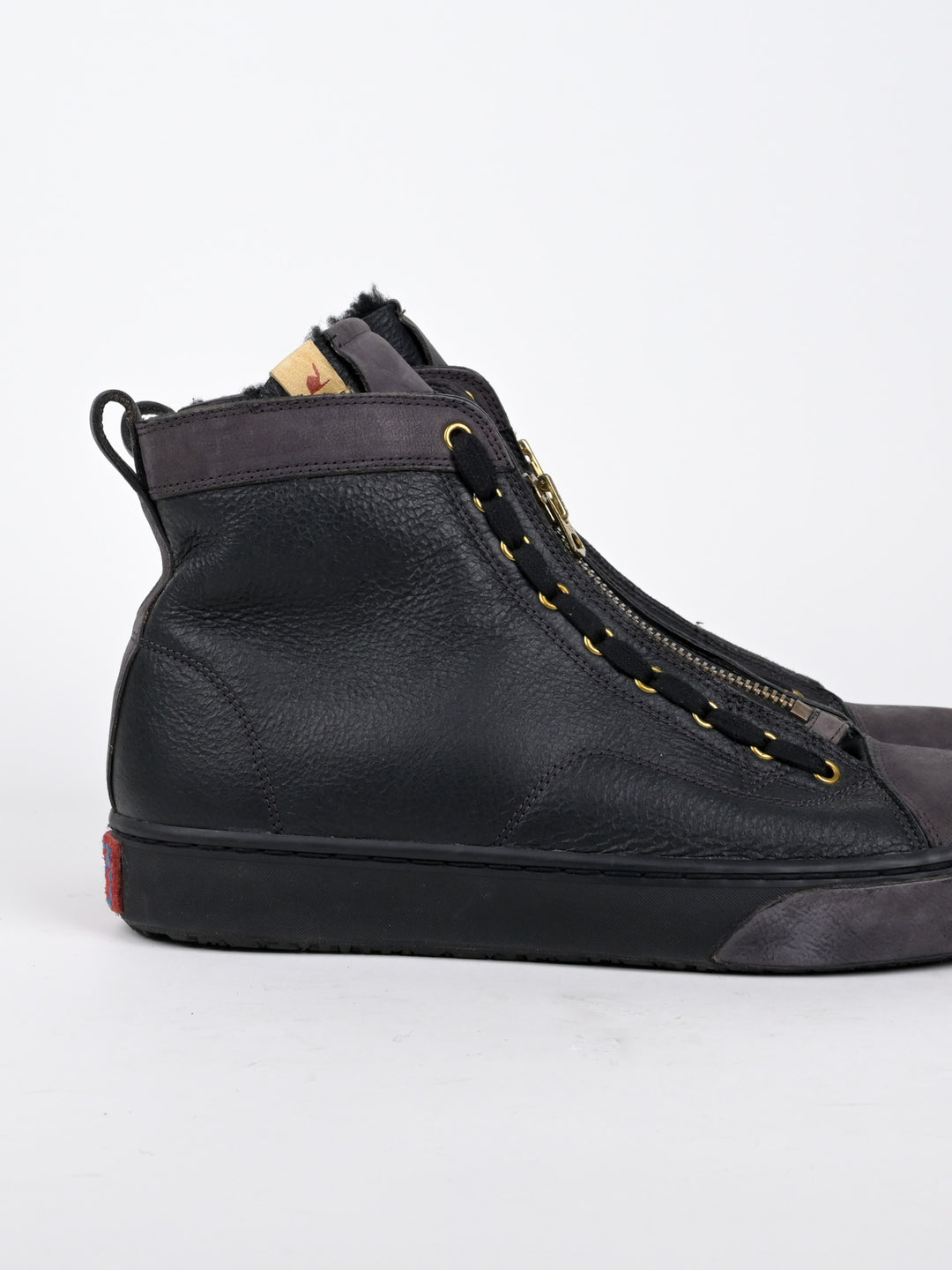 Shearling Middle Zip Skagway Hi-Folk Sneakers