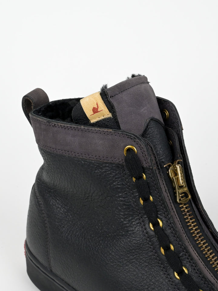 Shearling Middle Zip Skagway Hi-Folk Sneakers