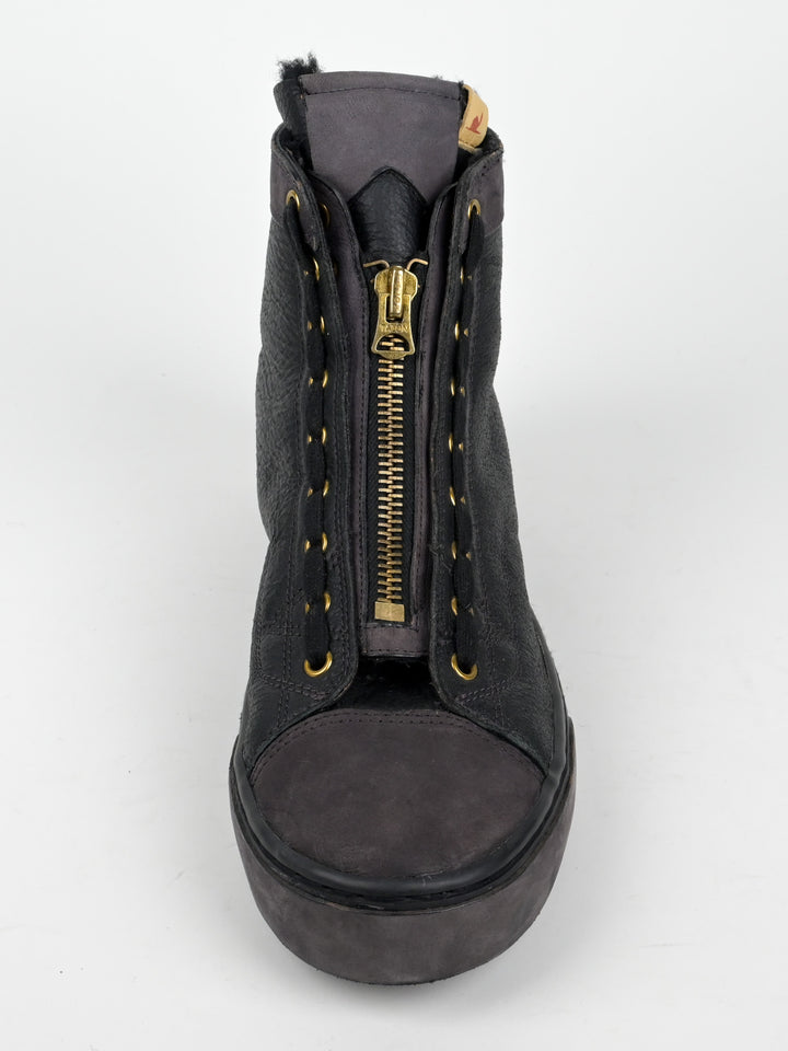 Shearling Middle Zip Skagway Hi-Folk Sneakers