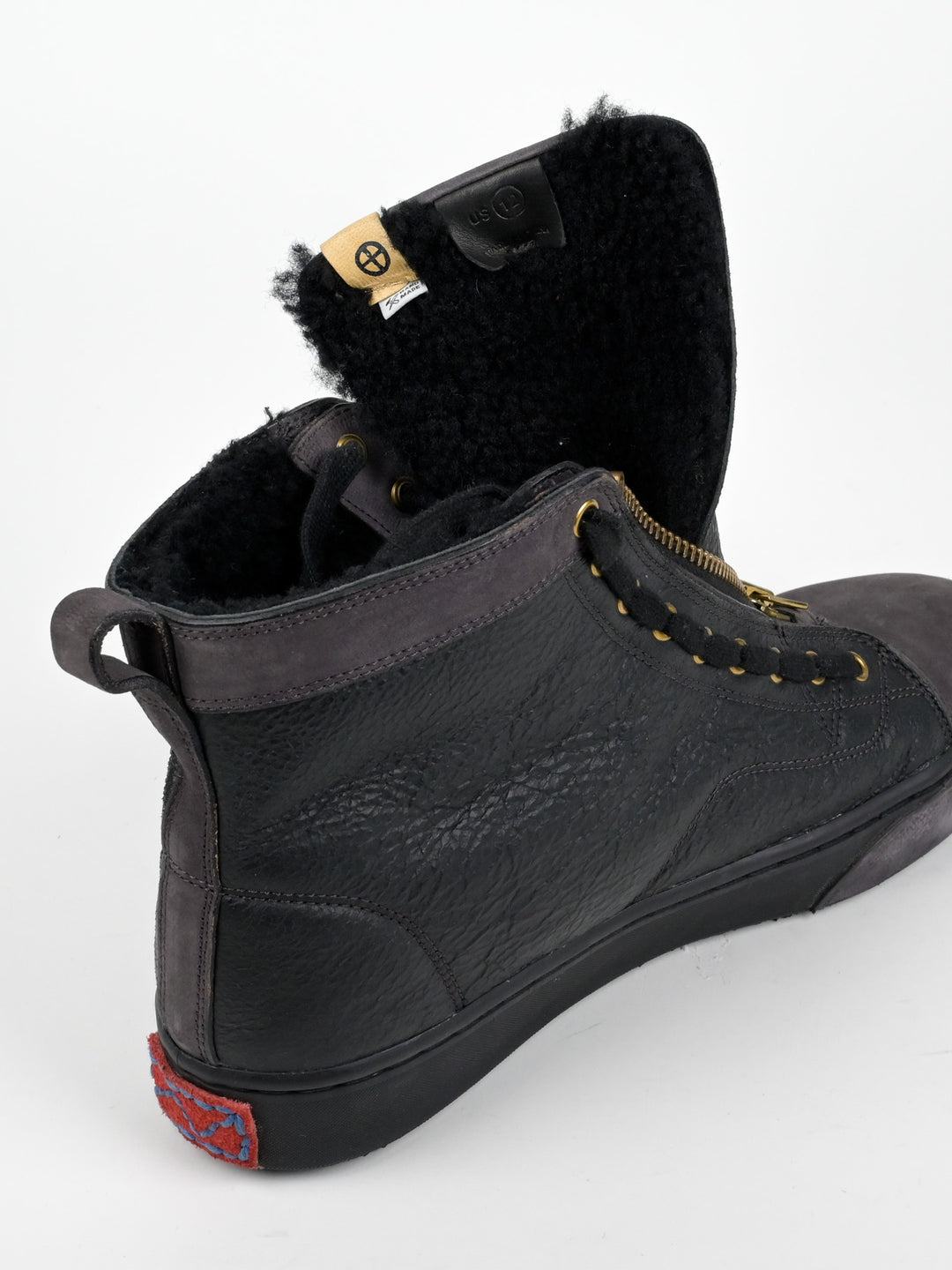 Shearling Middle Zip Skagway Hi-Folk Sneakers