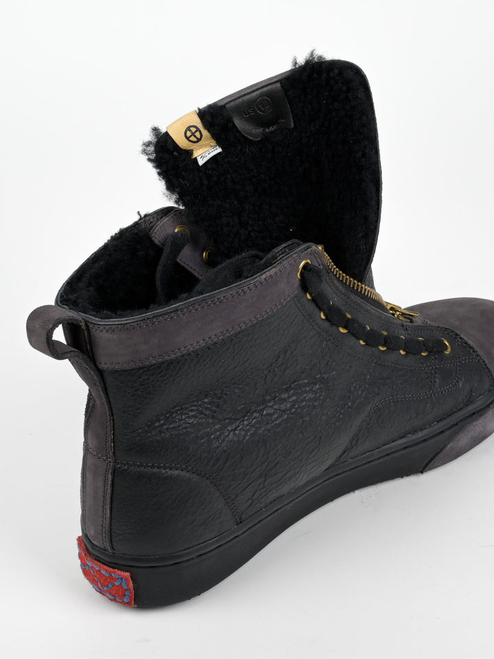 Shearling Middle Zip Skagway Hi-Folk Sneakers