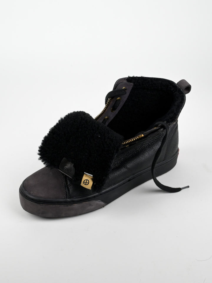 Shearling Middle Zip Skagway Hi-Folk Sneakers