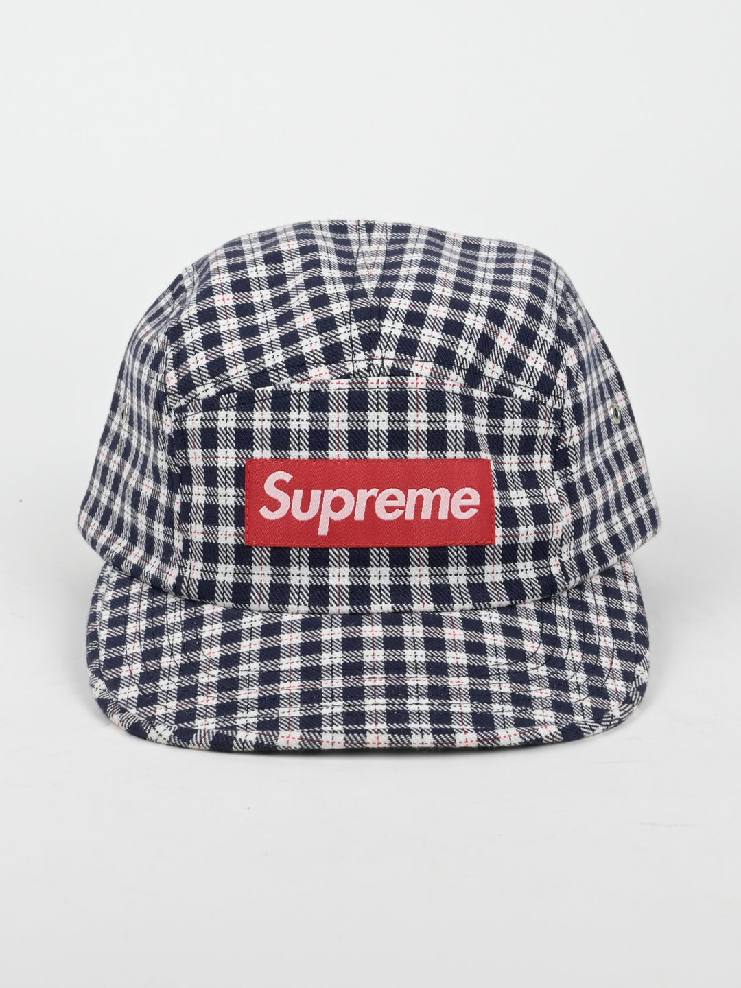 Plaid Checkered Camp Cap