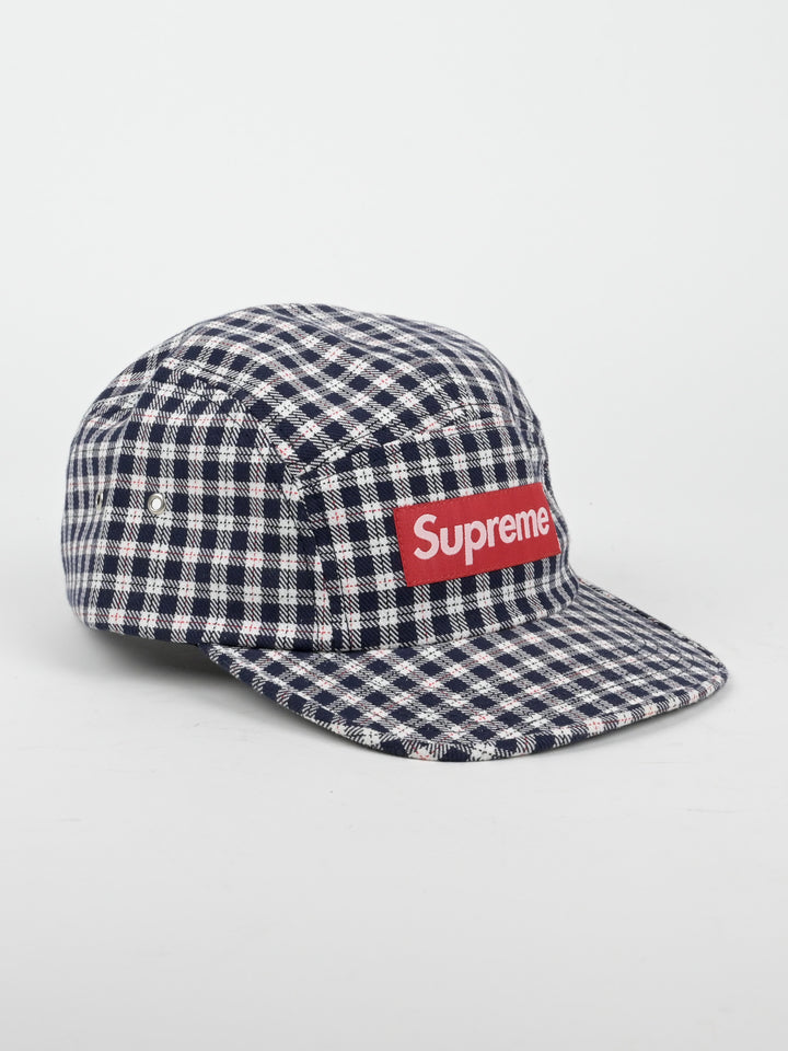 Plaid Checkered Camp Cap