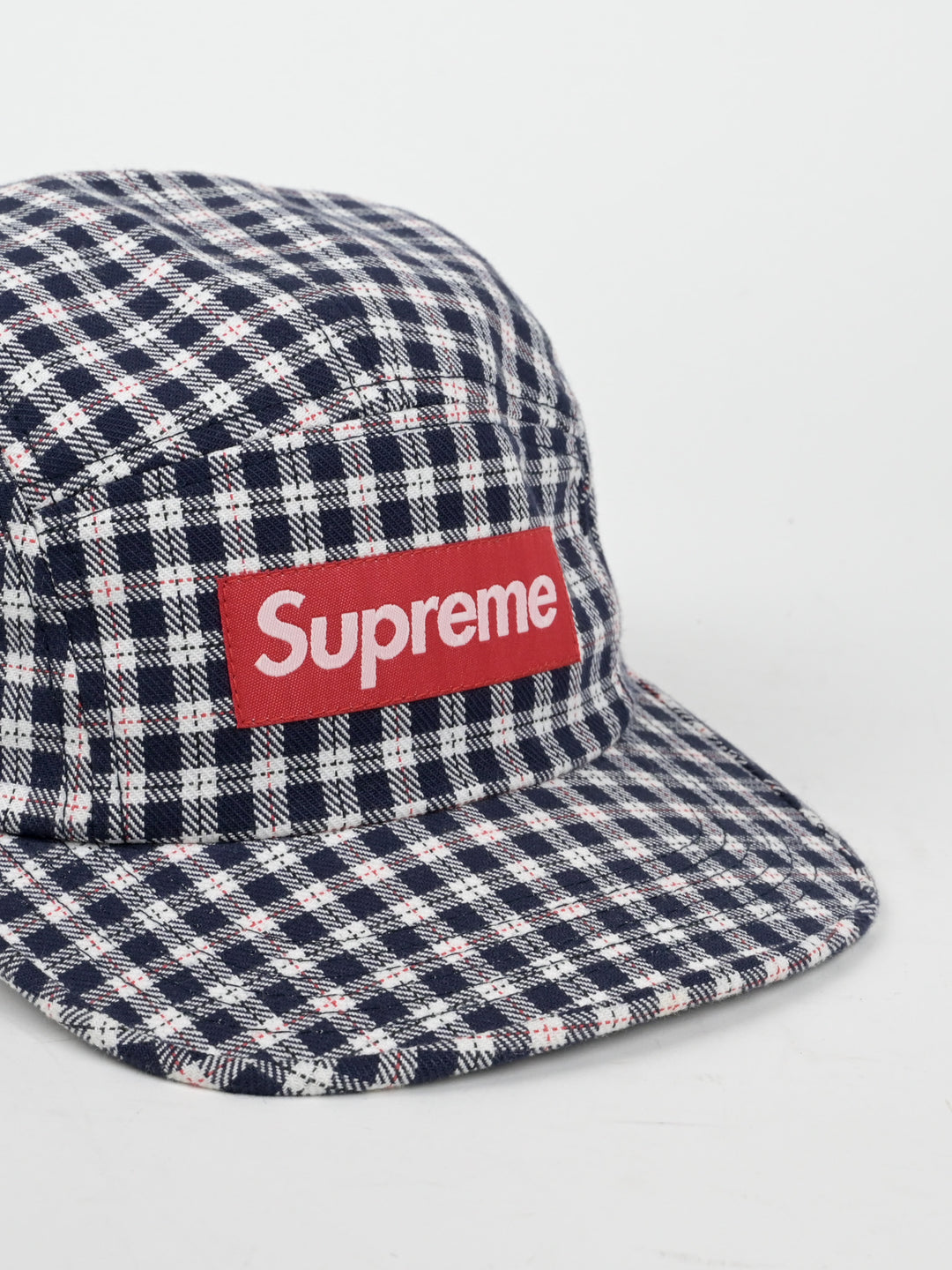 Plaid Checkered Camp Cap