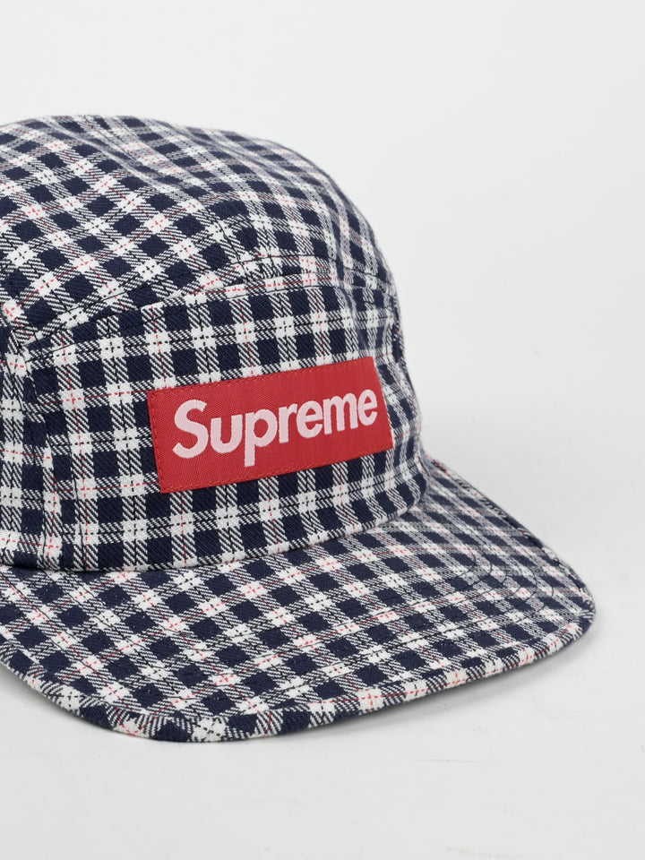 Plaid Checkered Camp Cap