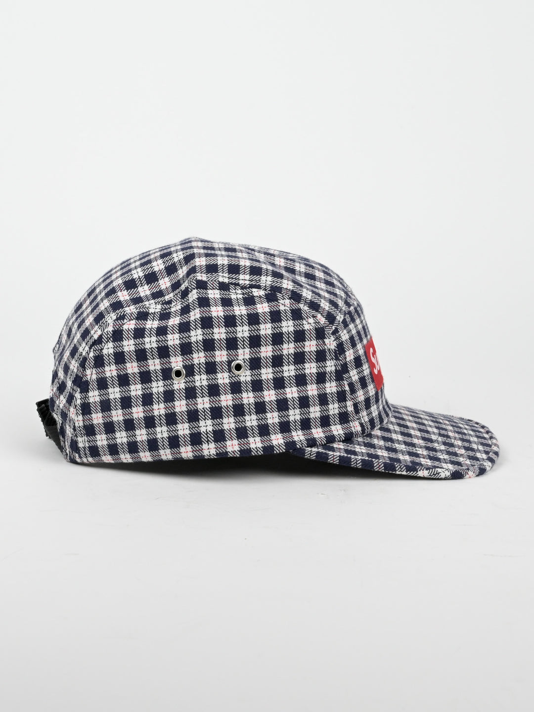 Plaid Checkered Camp Cap