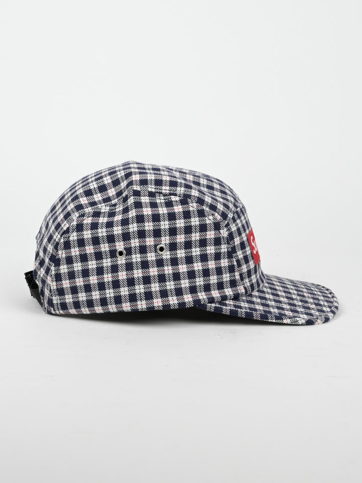 Plaid Checkered Camp Cap