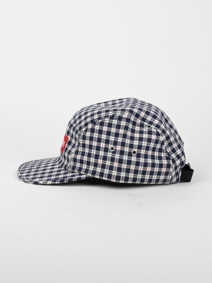 Plaid Checkered Camp Cap