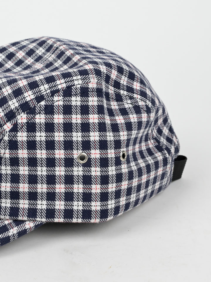 Plaid Checkered Camp Cap