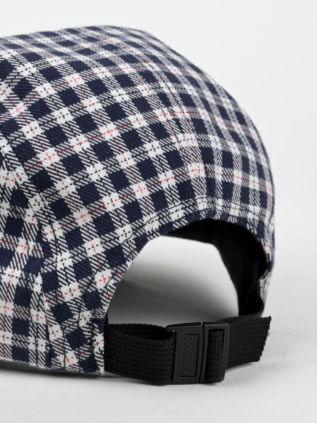 Plaid Checkered Camp Cap