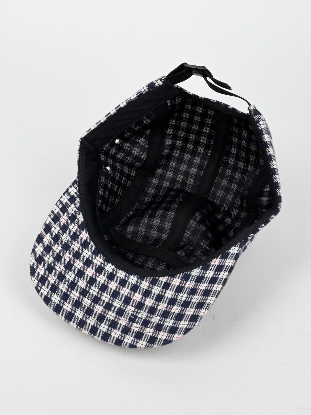 Plaid Checkered Camp Cap