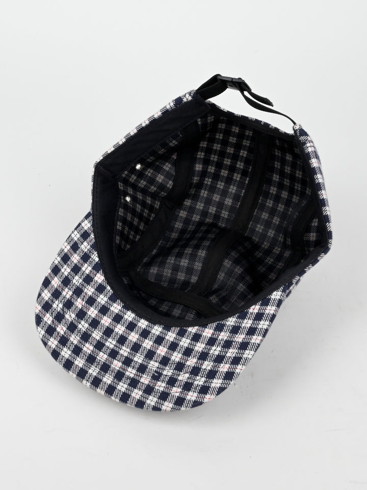 Plaid Checkered Camp Cap