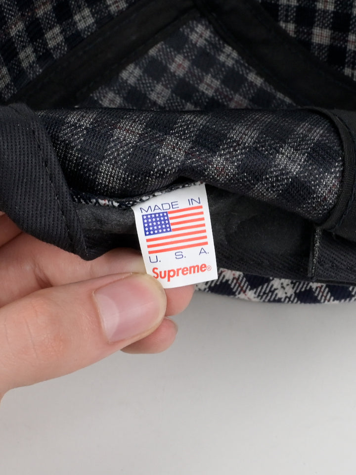 Plaid Checkered Camp Cap