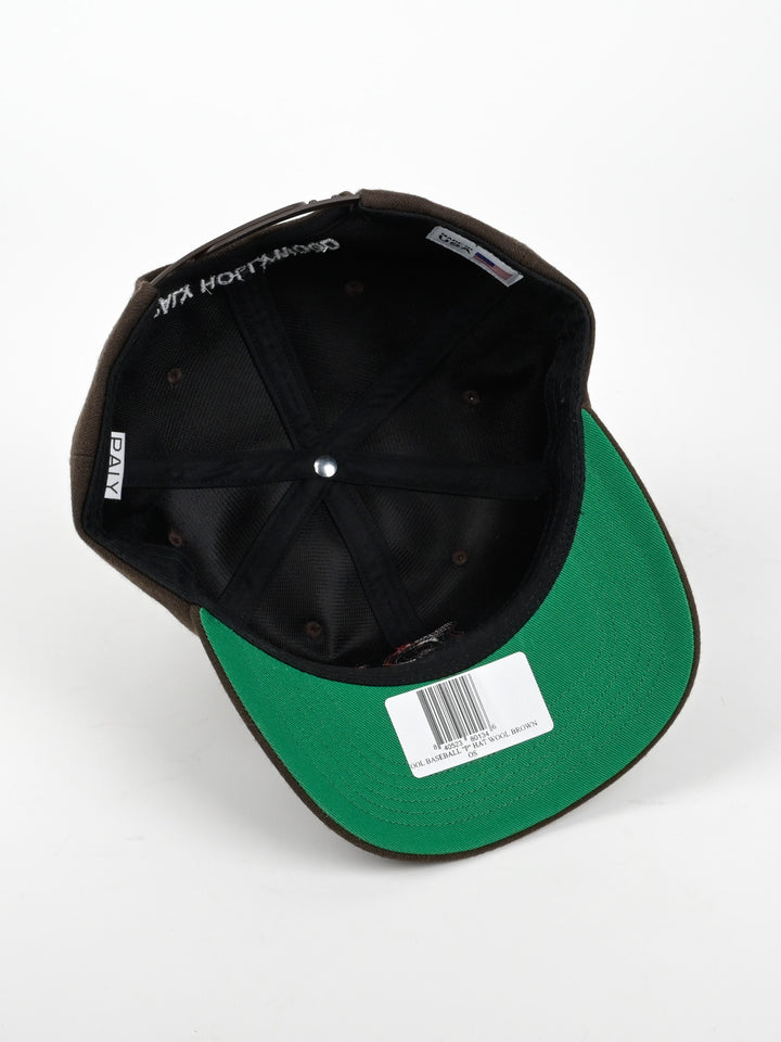 WOOL BASEBALL “P” HAT