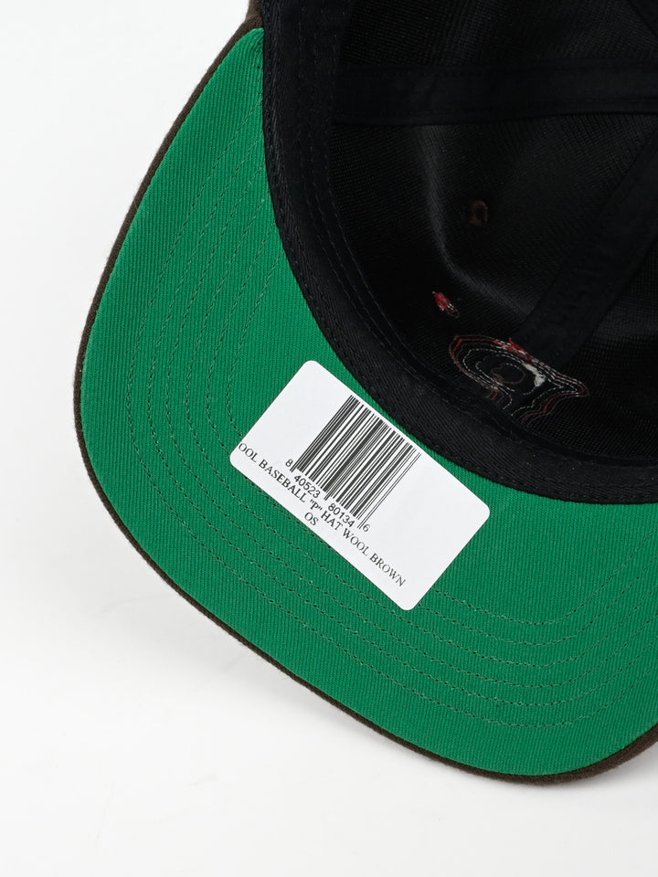 WOOL BASEBALL “P” HAT