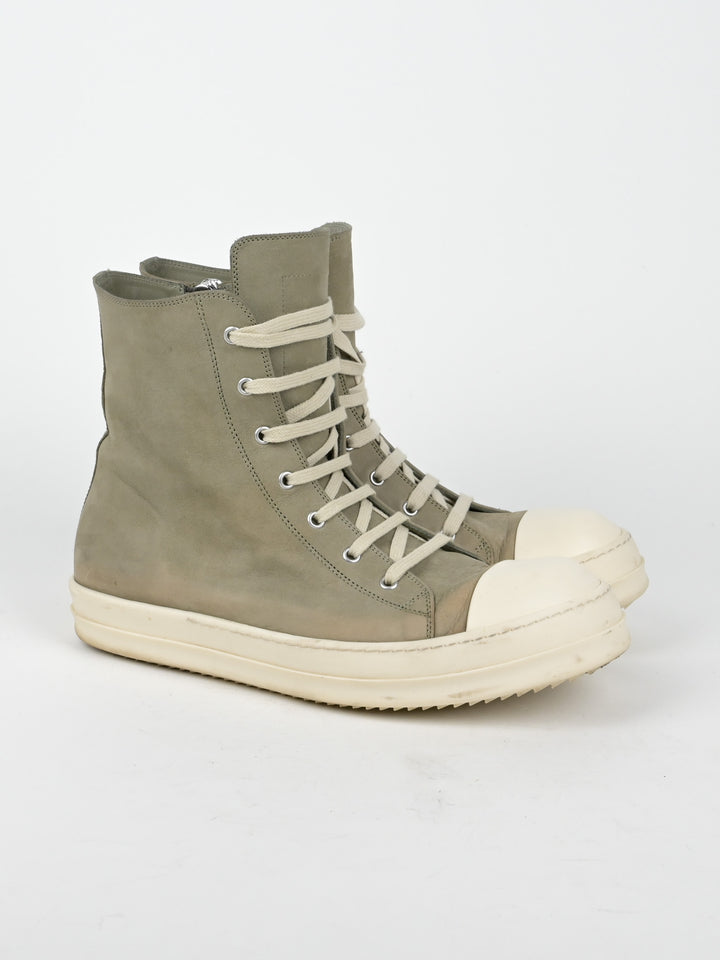Faded Leather High Top Ramones Sneakers