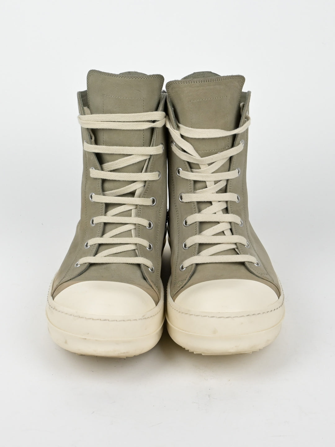 Faded Leather High Top Ramones Sneakers