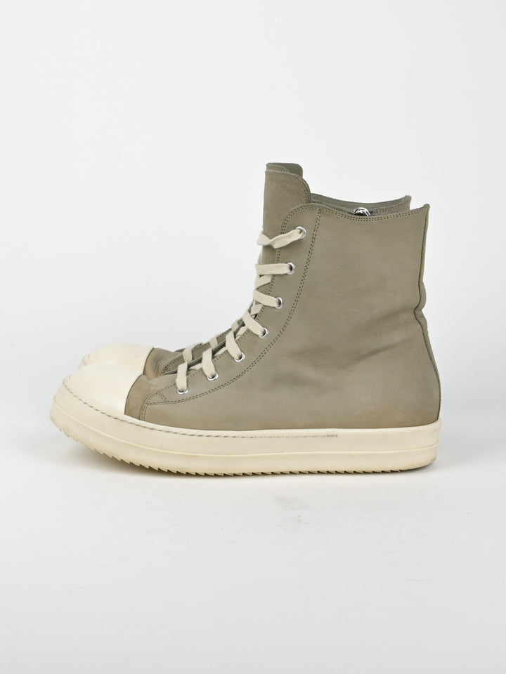 Faded Leather High Top Ramones Sneakers