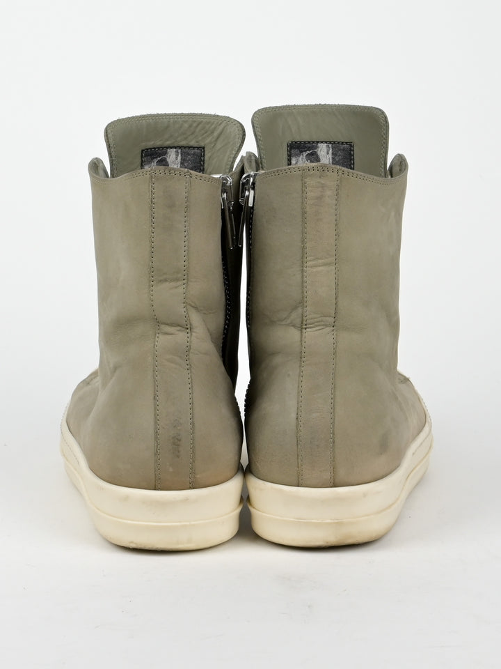 Faded Leather High Top Ramones Sneakers