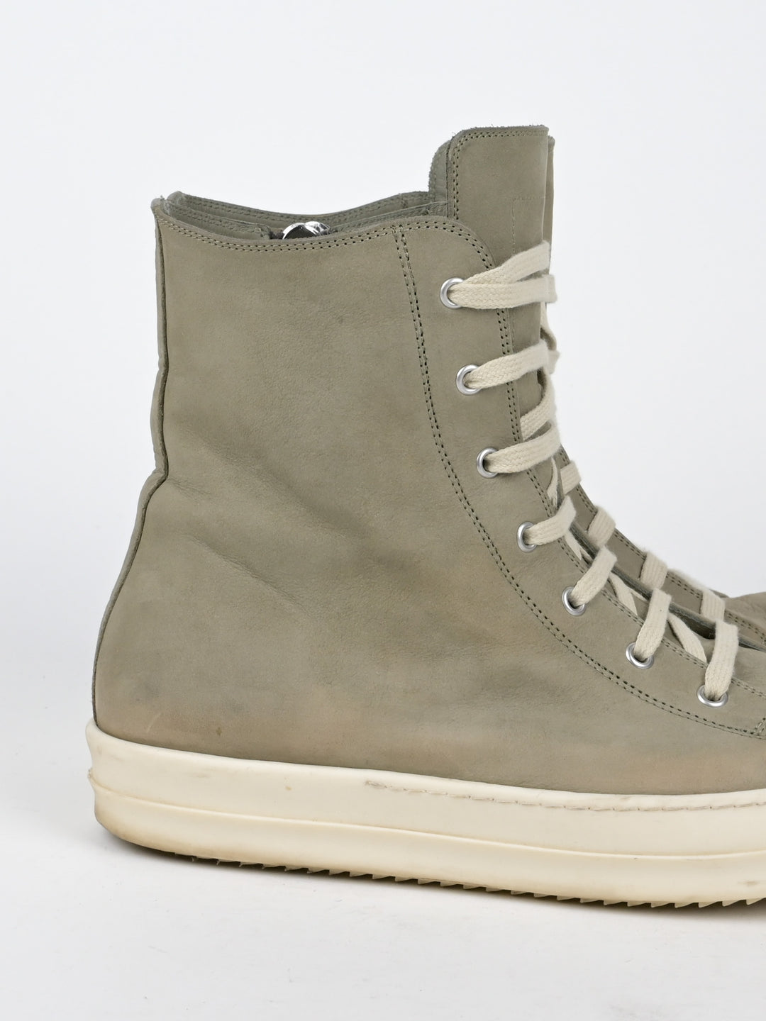 Faded Leather High Top Ramones Sneakers