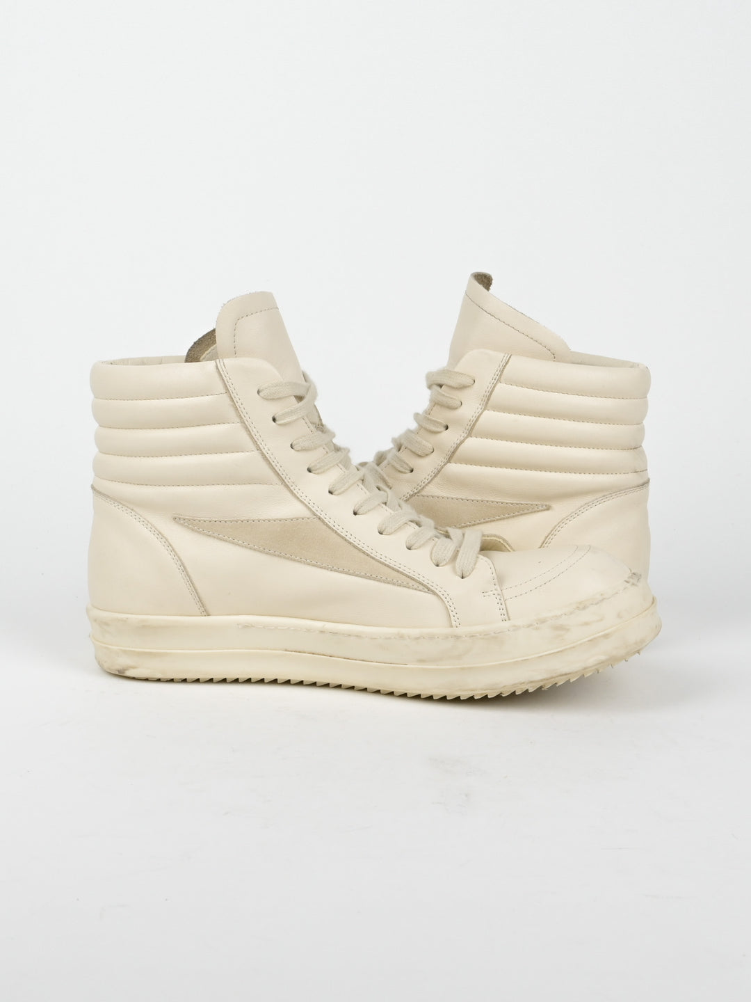 Vintage "Vans" Leather High Top Sneakers