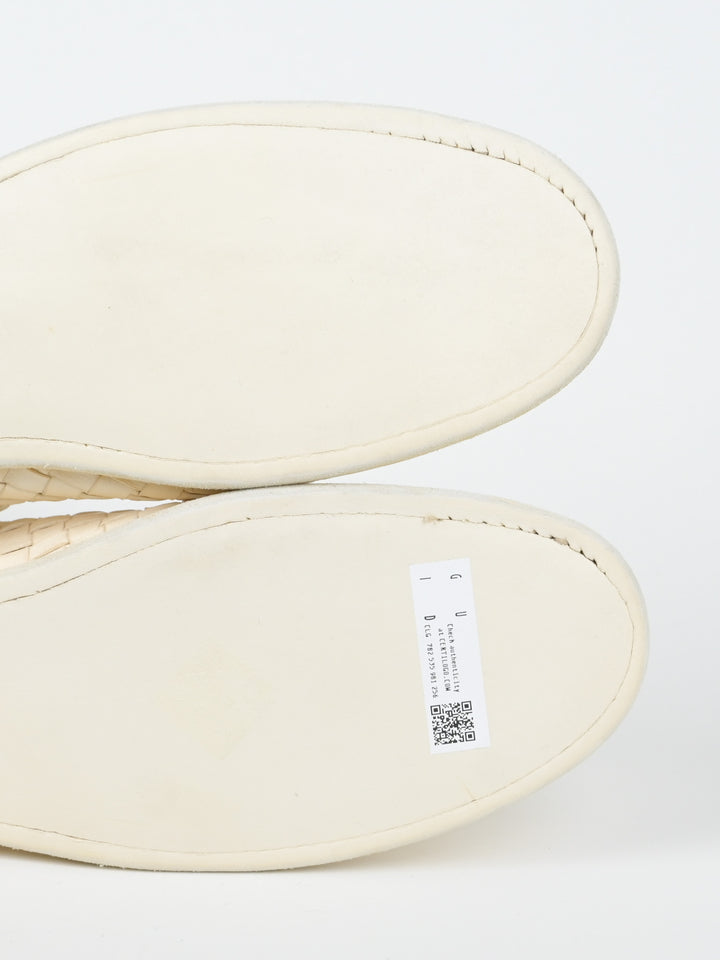 988MS Kangaroo Woven Full Grain Leather Back Zip Boots